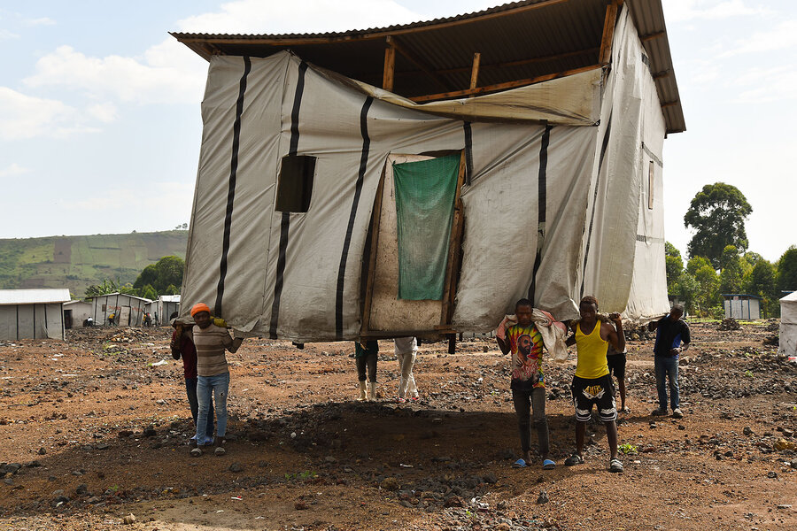 Near war’s front lines, a Congolese village hesitantly rebuilds