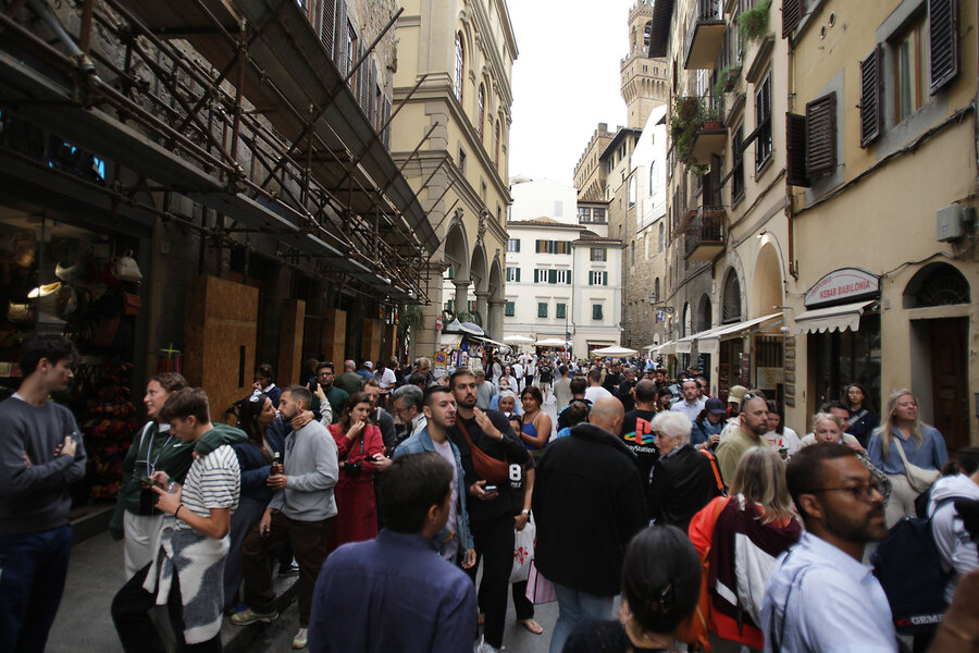 Could US students help solve Florence’s tourist problem?