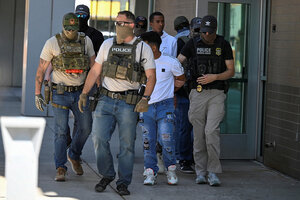 President Donald Trump pledged to deport millions of unauthorized immigrants. A new arrest tactic to advance that goal is ringing due process alarms.