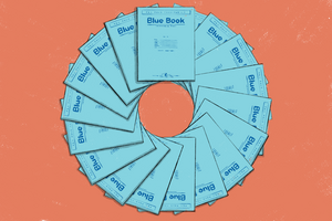 The years since the pandemic have seen renewed interest among some educators for scribbled answers between powder blue covers as a way to thwart cheating and make sure students are thinking for themselves.