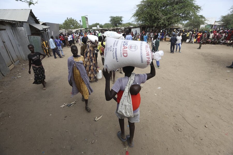 Food rations in Africa are halved. Thousands are surviving on one meal a day.