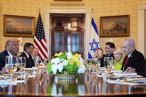 While the two leaders have made efforts to emphasize their cooperation, Donald Trump and Benjamin Netanyahu offer different visions of Gaza and Iran. Nevertheless, the White House dinner Monday night presented a harmonious tableau.