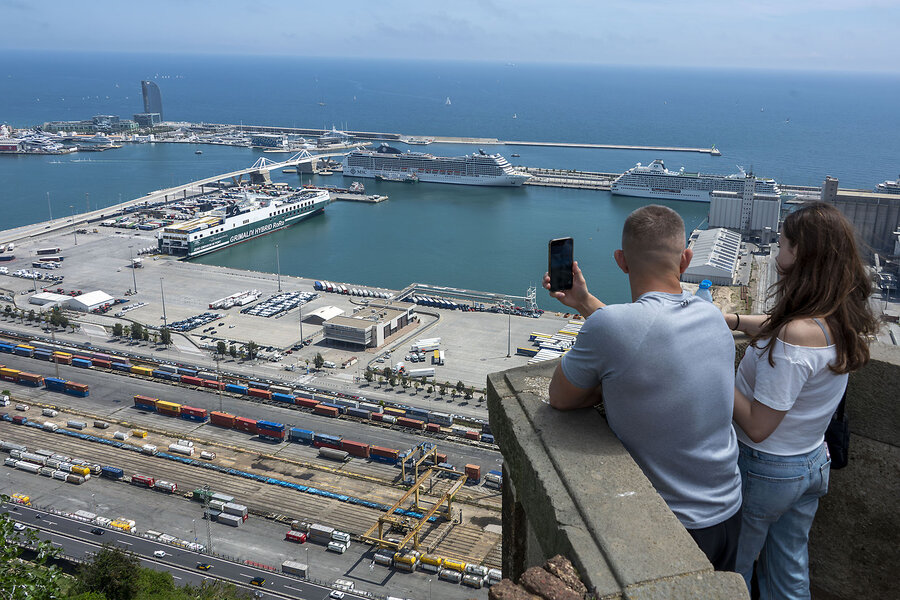 With cruise ships comes pollution. European ports search for ways to clear the air.