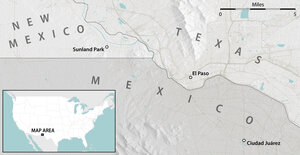 Southern border crossings are down - 1195785 1 0707 Border Map Large