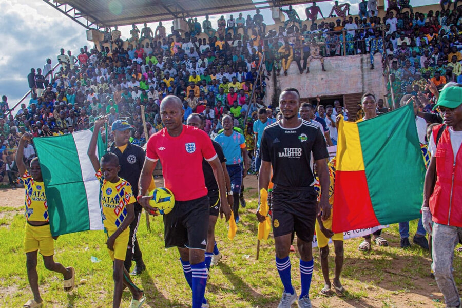 Borders divided this West African community. Soccer is reuniting it.