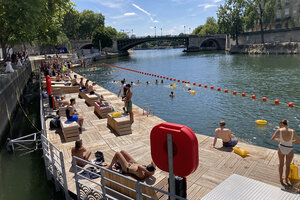 It has been illegal to swim in the Seine in Paris for a century. Now, it's clean enough to allow bathing in three pools. Our correspondent takes a dip.