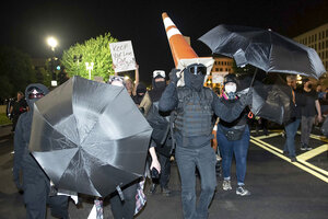 President Donald Trump says antifa is a domestic terror group. But the movement lacks organizational structure, making it a difficult target for that label.