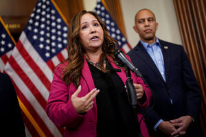 Voters in one Arizona district have been without a voice in Congress for a month due to a dispute over when Adelita Grijalva will be sworn in. Two lawsuits accuse Speaker Mike Johnson of playing politics.