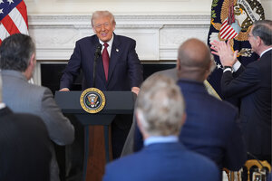 Democrats, after election night wins, say President Trump must negotiate to help end the shutdown. The president appeared to be shifting his tone.