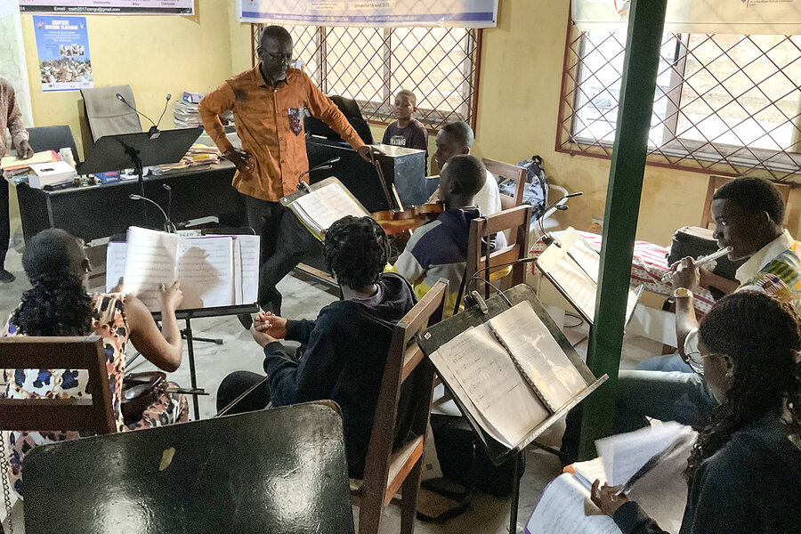 The Children’s Symphony Orchestra of Brazzaville is an ode to joy – and discipline