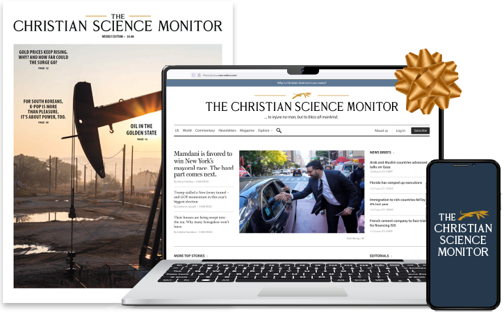 Digital and print subscription showing on smart phone, tablet and desktop and magazine cover