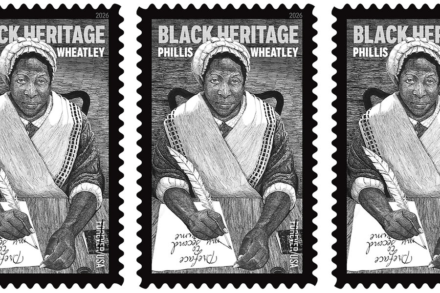 Phillis Wheatley wrote poetry while enslaved. Now, she graces a postage stamp.
