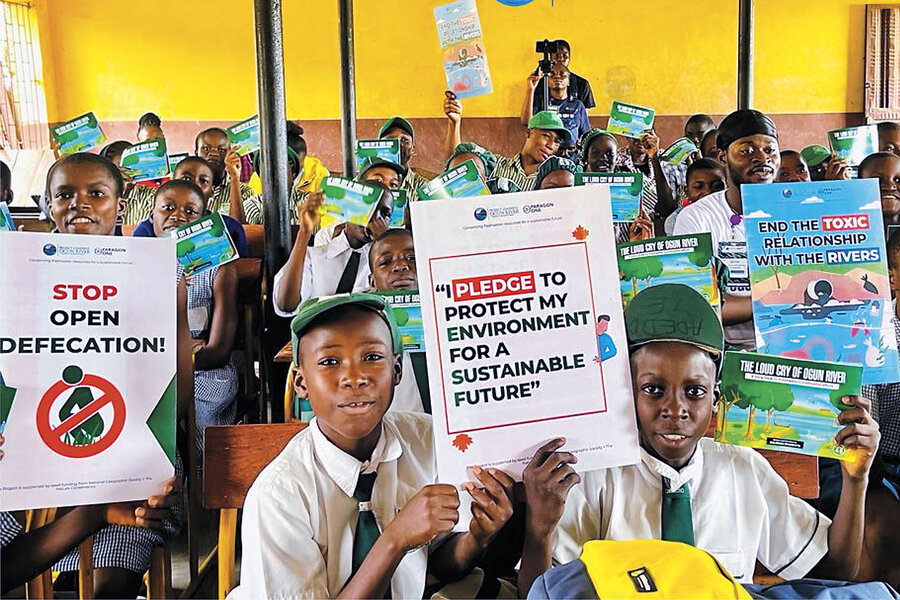 This Nigerian educator gave a river a voice. The next generation is listening.