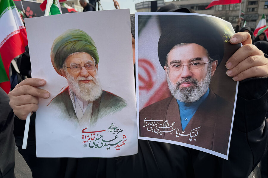 Signaling defiance, Iran&rsquo;s regime rallies around a younger Khamenei
