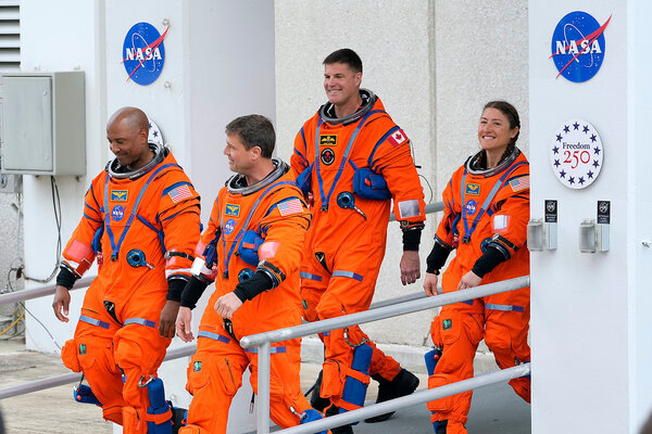 Letter from mission control: 4 astronauts soar toward moon ‘for all humanity’