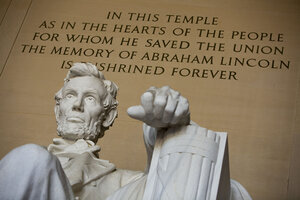 President Abraham Lincoln had a mixed record on immigration, but championed newcomers’ “right to rise.”