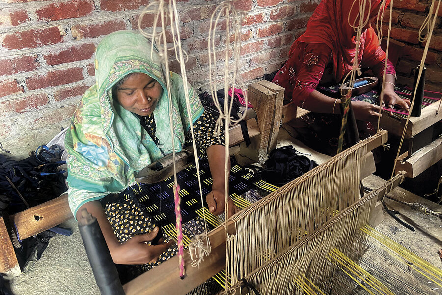 In Bangladesh, an ancient art form weaves new opportunities In Bangladesh, an ancient art form weaves new opportunities