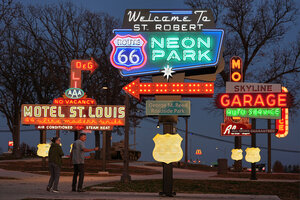 As Route 66 marks its 100th anniversary, The Christian Science Monitor travels its length to discover what American stories the road can tell us today. 