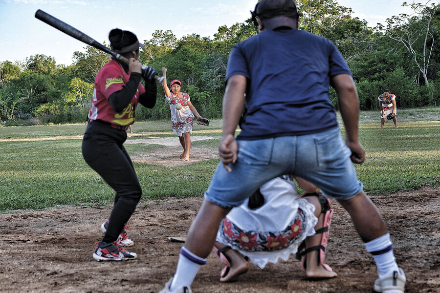 A Mayan women&rsquo;s softball team is batting away barriers in Mexico