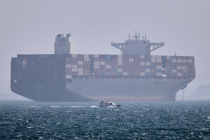 Hundreds of cargo ships are still stuck in the Strait of Hormuz, despite a declaration from President Donald Trump that the U.S. military would help get traffic flowing again through the vital shipping lane. Both the U.S. and Iran claim to control the waterway. But the future of the strait remains uncertain. 