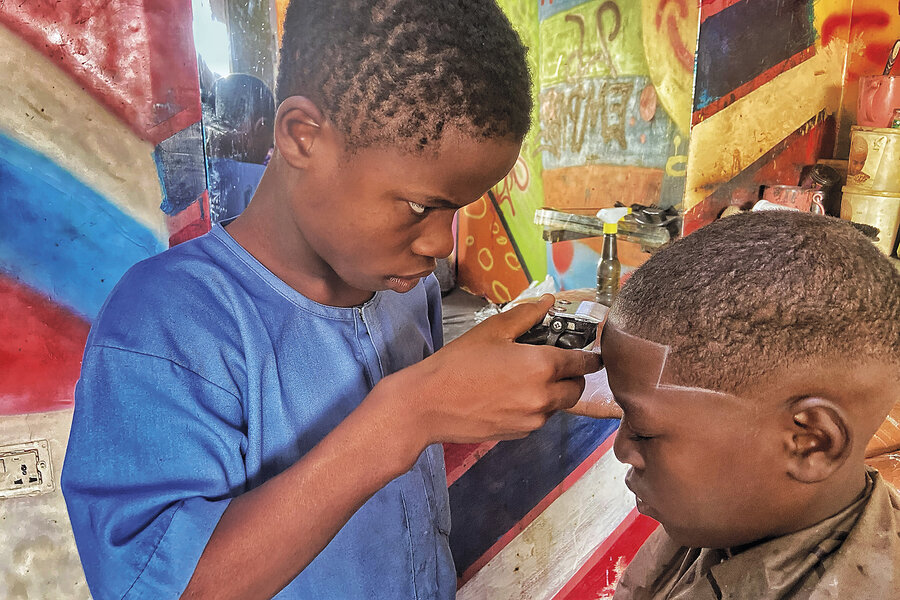 Mentoring at this Nigerian barbershop gives boys a reason to stay off the streets