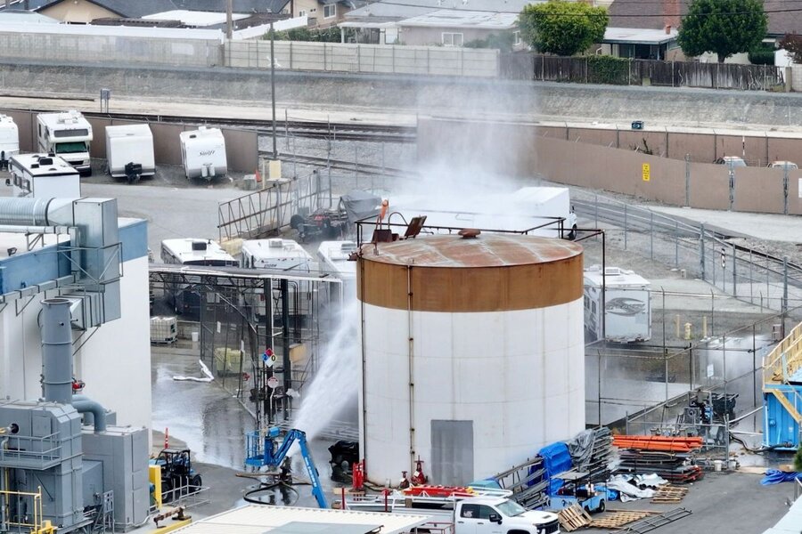 Damaged chemical tank spurs mass evacuations in Garden Grove, California