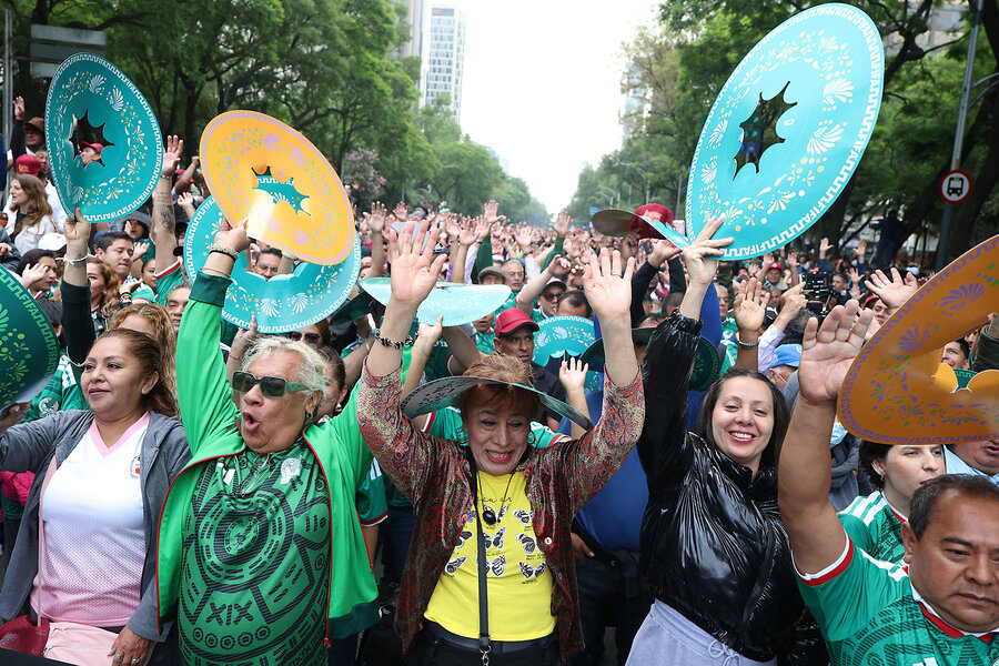 A Mexican wave: Soccer mania swells as World Cup opens