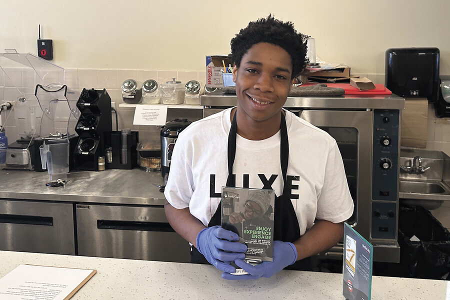 For young trainees at this café, the menu is full of possibilities