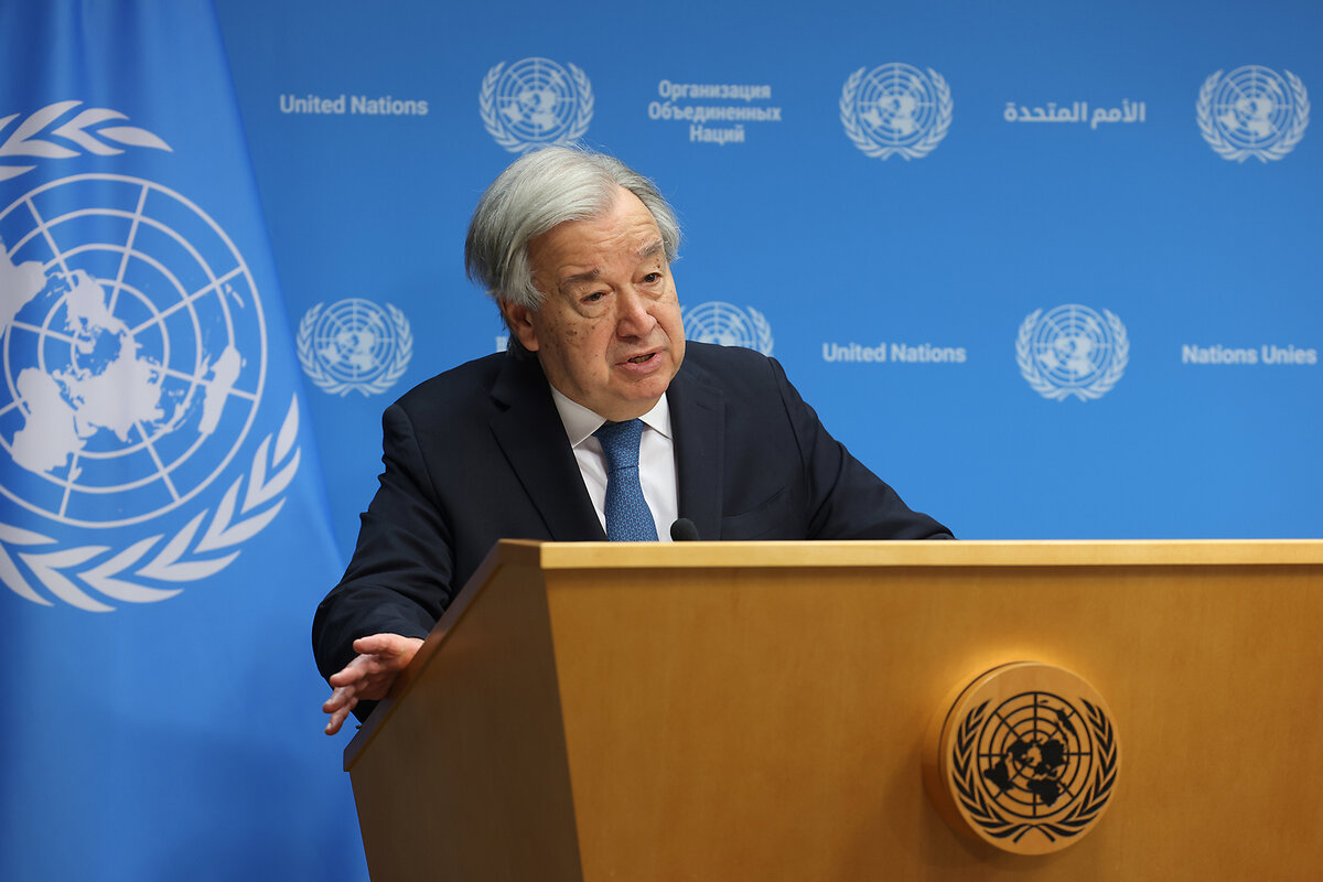 UN report: AI brings enormous opportunities – and plenty of risks -  CSMonitor.com