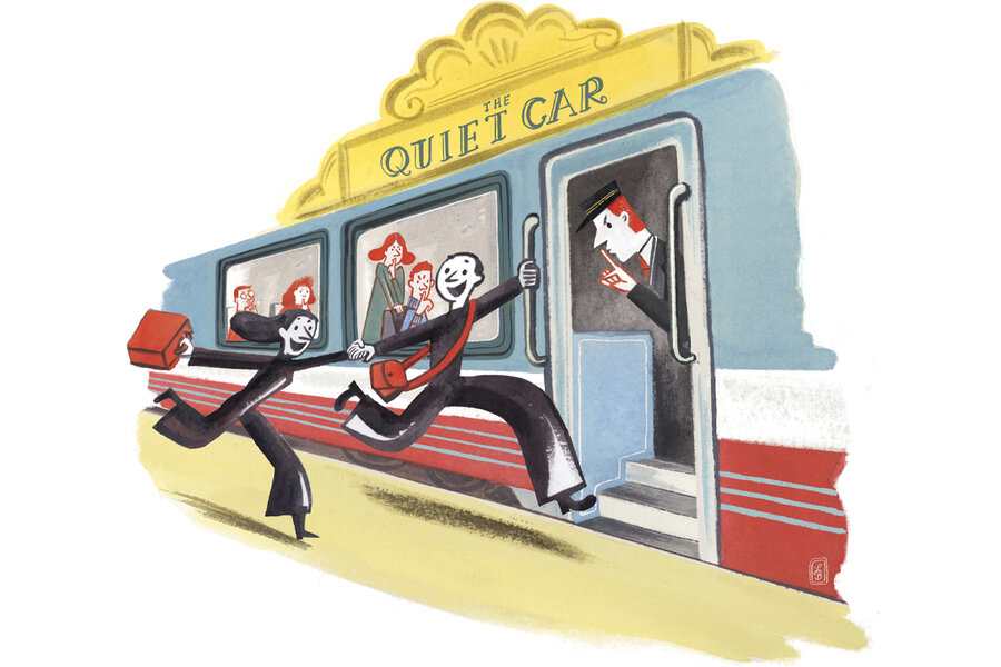 On track to ride Amtrak’s Quiet Car