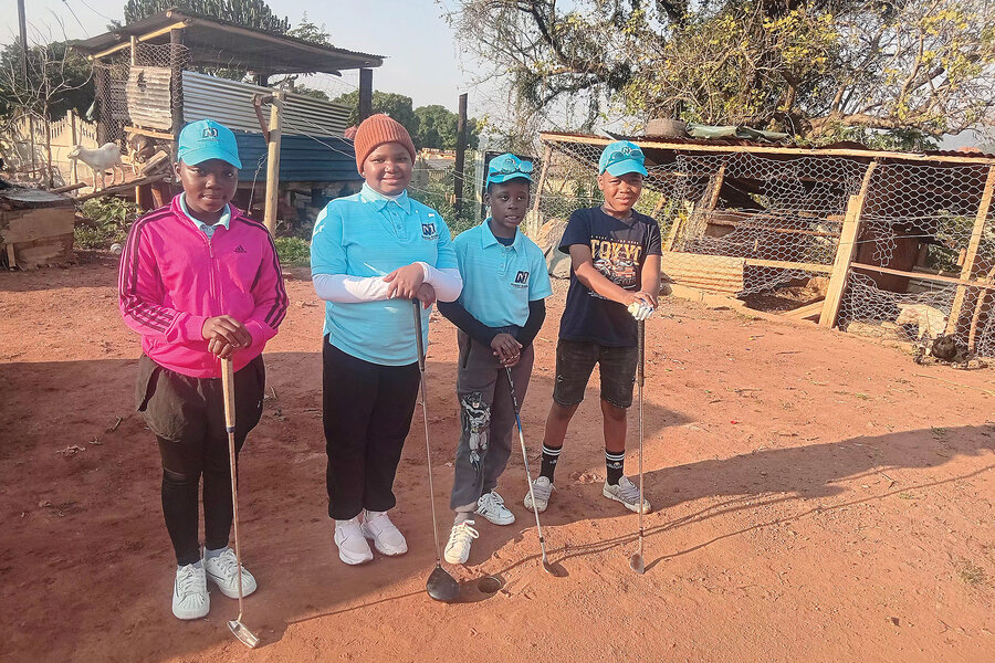 In Eswatini, learning golf is a fairway to opportunity for young people