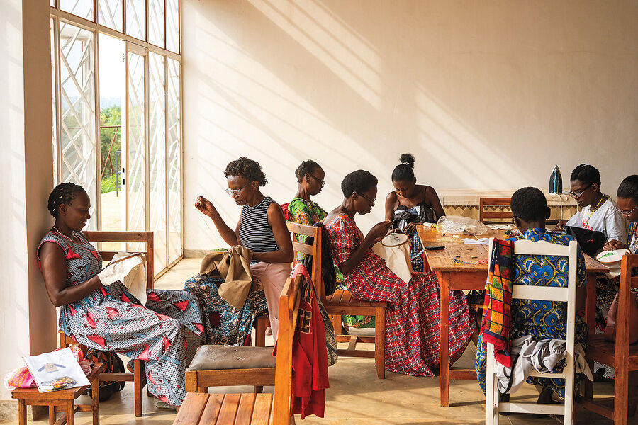 Rwandan cooperative allows women to stitch together a livelihood Rwandan cooperative allows women to stitch together a livelihood