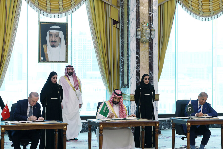 With Middle East still at war, three regional powers ink a new alliance