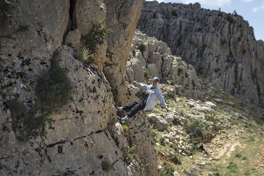 A climbing gym in Damascus allows Syrians to scale new heights after a long war A climbing gym in Damascus allows Syrians to scale new heights after a long war