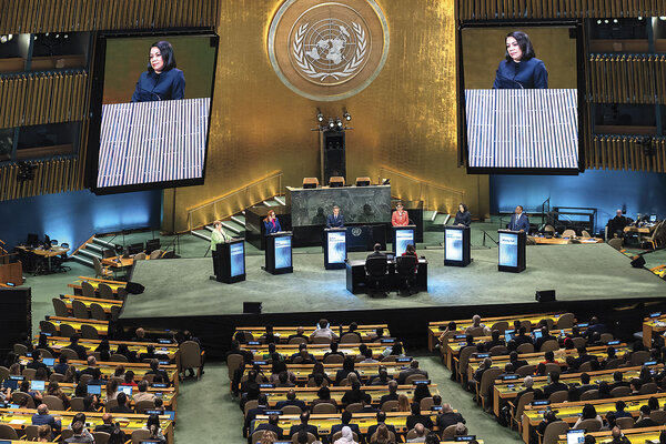 As the UN picks its 10th chief, a woman may finally break the glass ceilingBy Howard LaFranchi / 5 min