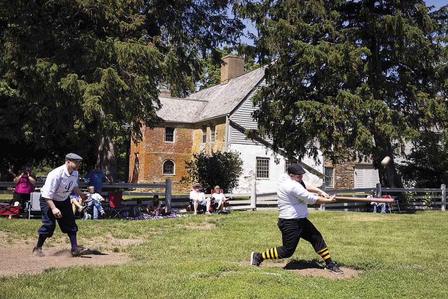A vintage sports league’s rallying cry: Take me out to the really old ballgame