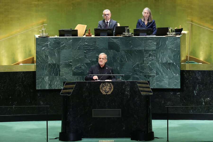 Lashing back at Trump at UN, Iranian leader calls US and Israel the aggressors