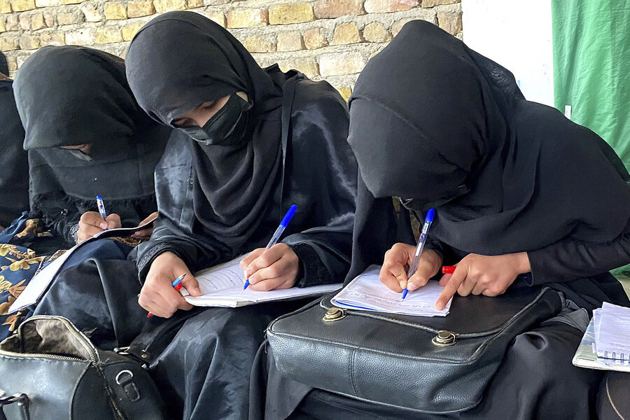 In backroom ‘sewing’ classes, Afghan women stitch together an education in secret In backroom ‘sewing’ classes, Afghan women stitch together an education in secret