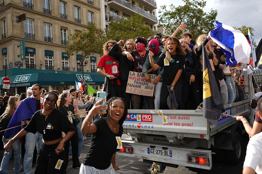 In France, student protests bring echoes of the past