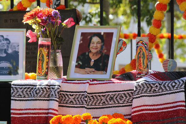 Where Dolores Huerta lived, her legacy inspires activism in a new context