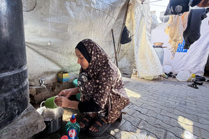 csmonitor.com - Ghada Abdulfattah - Gazans couldn't vote in Israel's election. But many say it will determine their future.