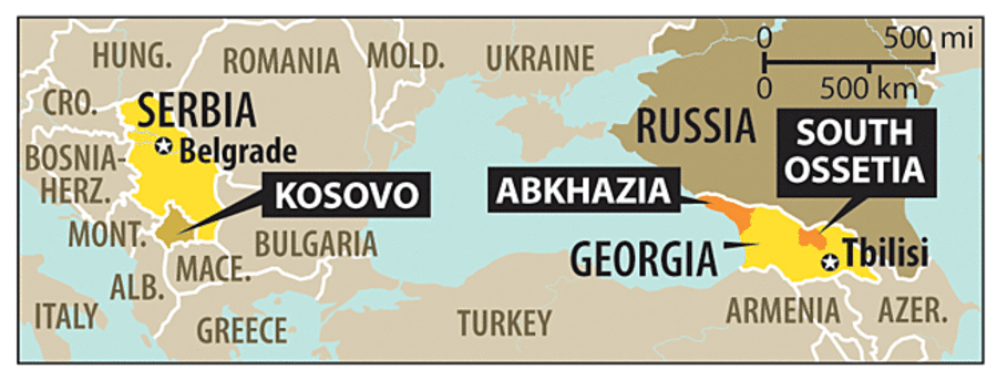 Kosovo georgia vs Georgia vs