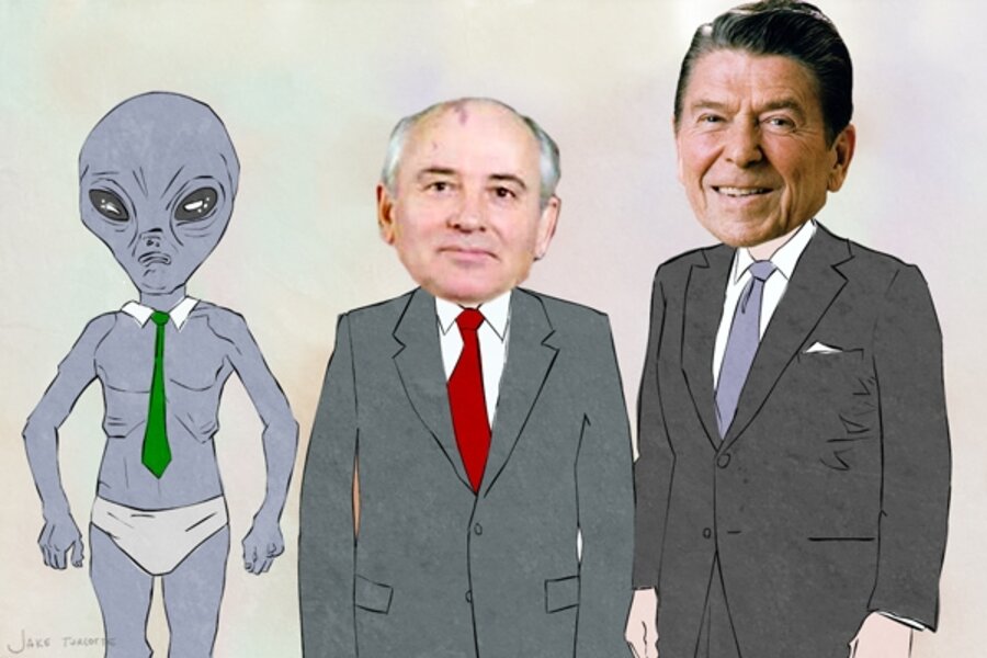 Reagan and Gorbachev agreed to fight UFOs - CSMonitor.com