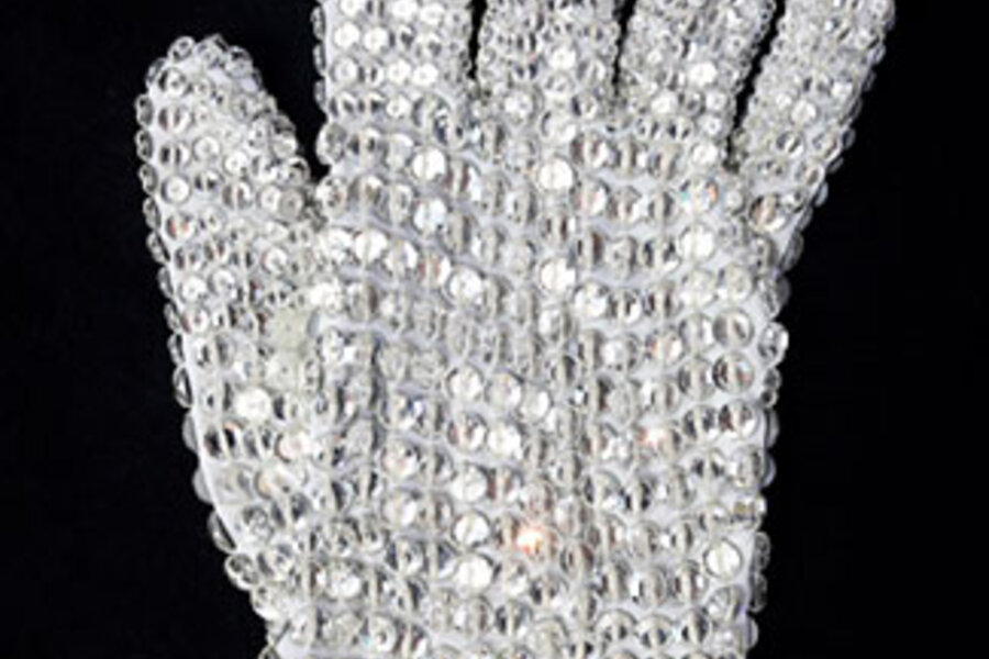 Michael Jackson's iconic white glove is sold at auction for £85,000