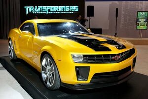 yellow autobot transformer