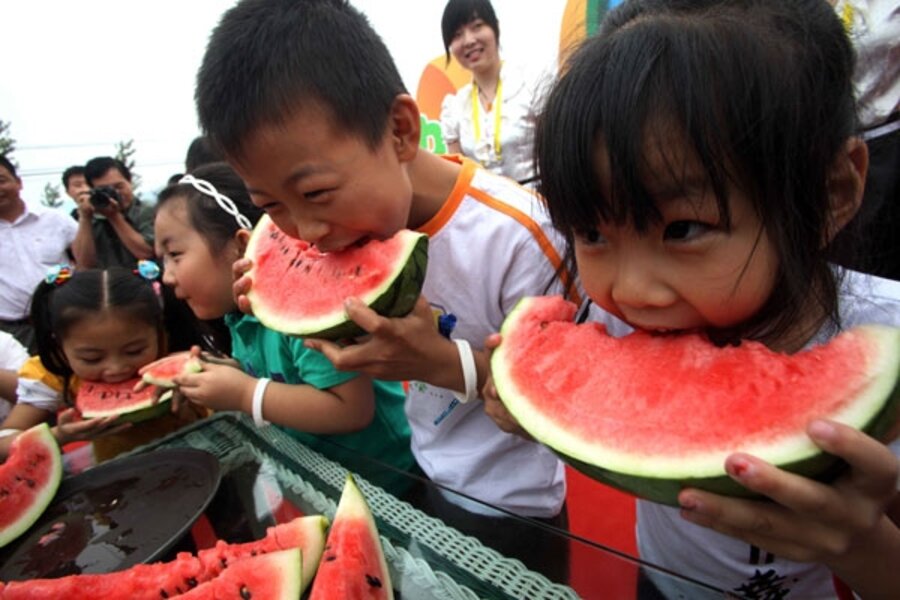 Summertime is watermelon time - CSMonitor.com