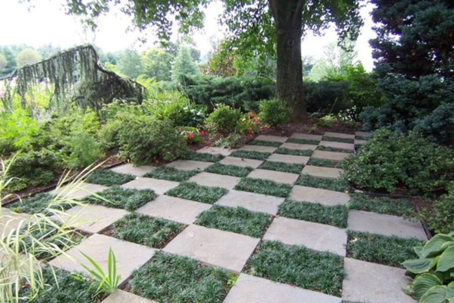 Dry Shade In The Garden A Checd Solution Csmonitor Com - Garden Pavers With Mondo Grass Dry Shade In The Garden A Checd Solution Csmonitor Com - Garden Pavers With Mondo Grass