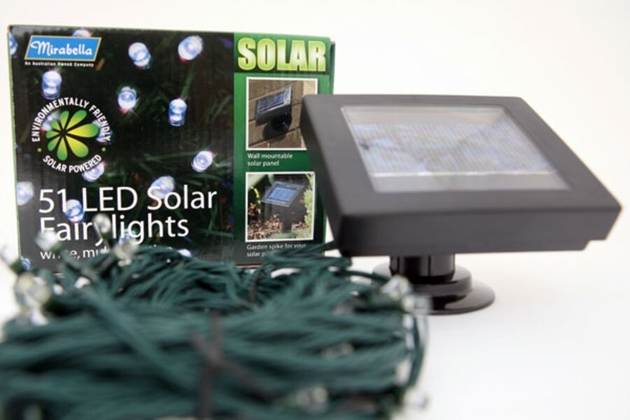 Solarpowered Christmas lights a festive way to go green