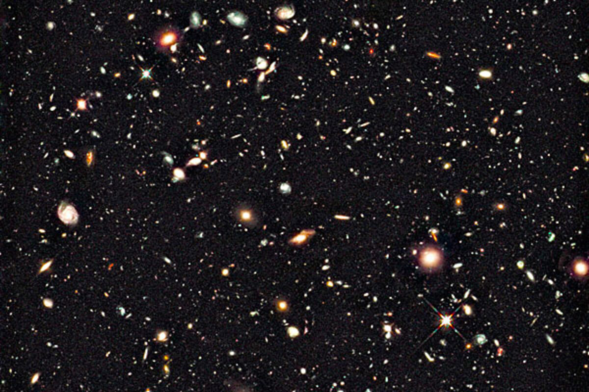 Hubble telescope glimpses universe's earliest galaxies - CSMonitor.com, image size:1200x800