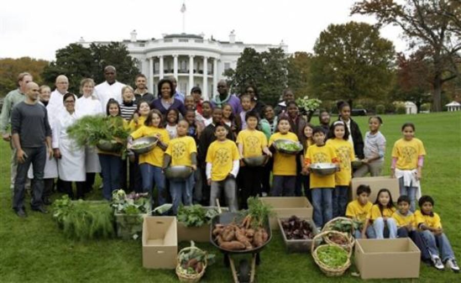 Michelle Obama S White House Garden Is A Growing Success